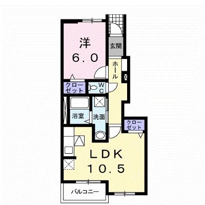 エルミタージュⅡ 102【管理NO：1-016525601-01020】 ★家具家電は申し込み後に搬入します 2026年08月下旬入居可能の外観画像