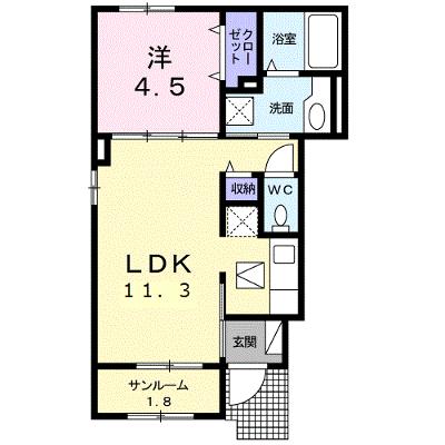ノースプレインＢ 101【管理NO：1-025298402-01010】 ★家具家電は申し込み後に搬入します 2026年07月中旬入居可能の外観画像