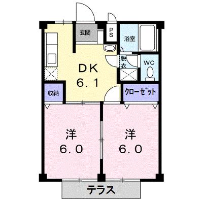 シティハイツ緑ヶ丘 102【管理NO：1-001936301-01020】 ★家具家電は申し込み後に搬入します 2026年07月下旬入居可能の外観画像