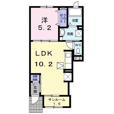 エトワール城跡 103【管理NO：1-026546301-01030】 ★家具家電は申し込み後に搬入しますの外観画像
