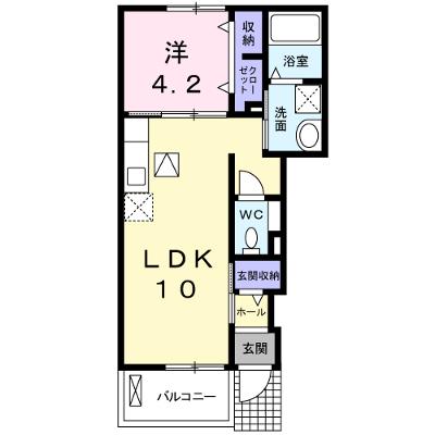 アンディーＫ．Ｋ 102【管理NO：1-021718301-01020】 ★家具家電は申し込み後に搬入します★ ★2026年08月下旬入居可能★の外観画像