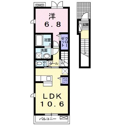 グランツ 203【管理NO：1-017954301-02030】 ★家具家電は申し込み後に搬入します★の外観画像