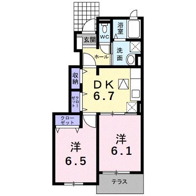 ルミエール岬 102【管理NO：1-015304701-01020】 ★家具家電は申し込み後に搬入しますの外観画像
