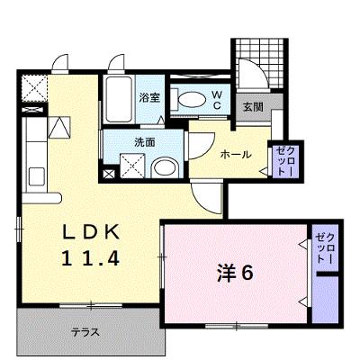 サン　ソレイユⅠ 103【管理NO：1-015139101-01030】 ★家具家電は申し込み後に搬入します 2026年07月中旬入居可能の外観画像