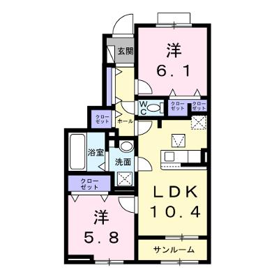 スターリースカイ江本 103【管理NO：1-027713901-01030】 ★家具家電は申し込み後に搬入します 2026年08月中旬入居可能の外観画像