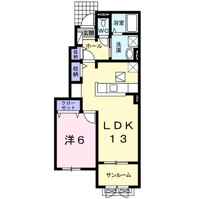 福 102【管理NO：1-022651901-01020】 ★家具家電は申し込み後に搬入します 2026年08月上旬入居可能の外観画像