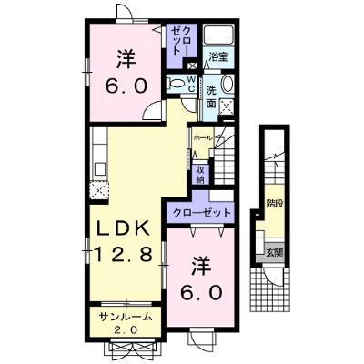 マーメイドＡ 201【管理NO：1-015185201-02010】 ★家具家電は申し込み後に搬入します 2026年08月下旬入居可能の外観画像