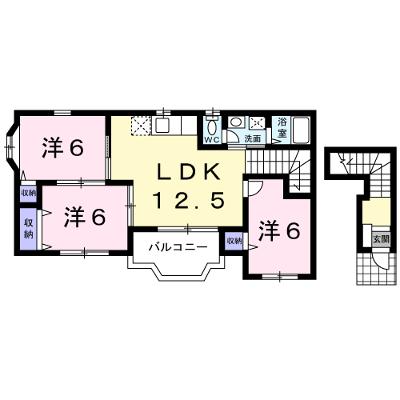 パルティーレ 201【管理NO：1-010759501-02010】 ★家具家電は申し込み後に搬入します 2026年07月中旬入居可能の外観画像