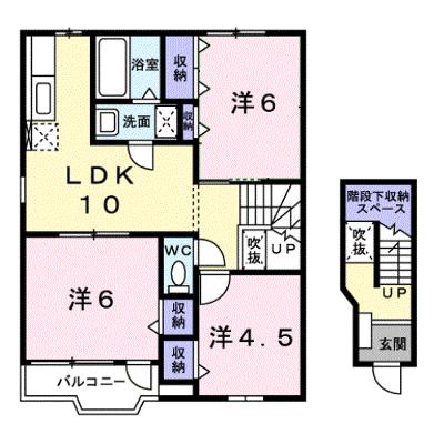 シャンドフル－ルⅡ 201【管理NO：1-010336201-02010】 ★家具家電は申し込み後に搬入します 2026年08月下旬入居可能の外観画像