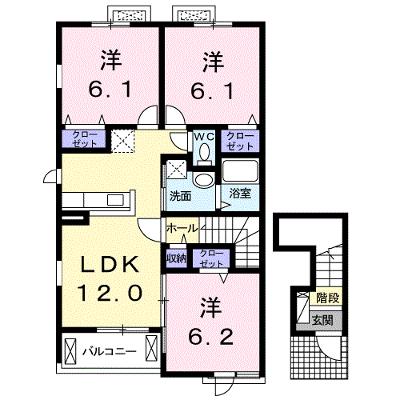 ズューデン　Ｃ 201【管理NO：1-023533303-02010】 ★家具家電は申し込み後に搬入します★の外観画像