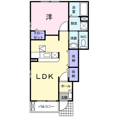 サンライズつるぎ 103【管理NO：1-014130201-01030】 ★家具家電は申し込み後に搬入します 2026年07月下旬入居可能の外観画像