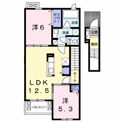 ルミエール・イリゼⅣ 202【管理NO：1-022408604-02020】 ★家具家電は申し込み後に搬入します★の外観画像