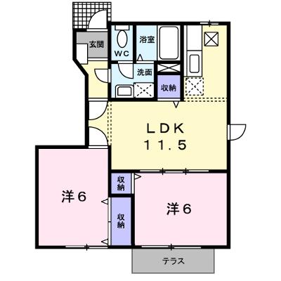 プラスペラティＤ 101【管理NO：1-010194304-01010】 ★家具家電は申し込み後に搬入します★の外観画像