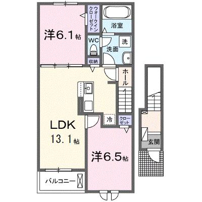 アルフォート　鴨方 202【管理NO：1-027246101-02020】 ★家具家電は申し込み後に搬入します 2026年07月中旬入居可能の外観画像