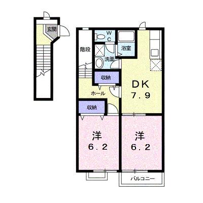 メゾンセレッソＡ 203【管理NO：1-010019601-02030】 ★家具家電は申し込み後に搬入します 2026年08月中旬入居可能の外観画像