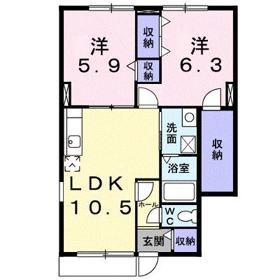 エヴァーグリーン 101【管理NO：1-011233701-01010】 ★家具家電は申し込み後に搬入します 2026年08月上旬入居可能の外観画像