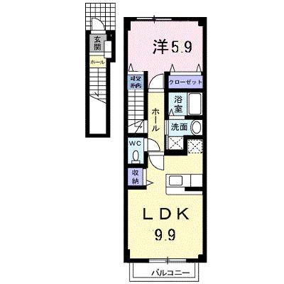 ベル・フィオーレＣ 203【管理NO：1-012259802-02030】 ★家具家電は申し込み後に搬入します 2026年07月下旬入居可能の外観画像