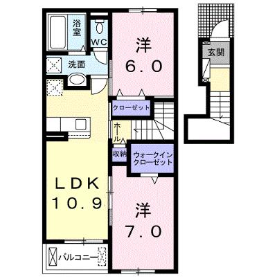 エミナールＡ 203【管理NO：1-026486501-02030】 ★家具家電は申し込み後に搬入します 2026年09月中旬入居可能の外観画像