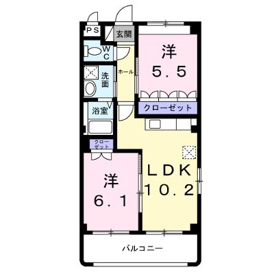 ライブリーベスト・かつらぎ 201【管理NO：1-099309901-02010】 ★家具家電は申し込み後に搬入しますの外観画像