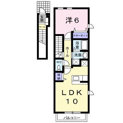 リバーパーク西大道Ｂ 201【管理NO：1-014275902-02010】 ★家具家電は申し込み後に搬入します★の外観画像