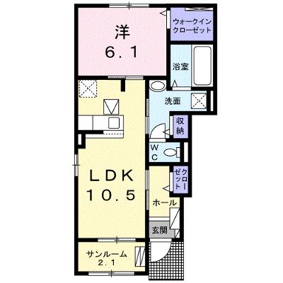プレミアム２３番館 101【管理NO：1-026528501-01010】 ★家具家電は申し込み後に搬入しますの外観画像