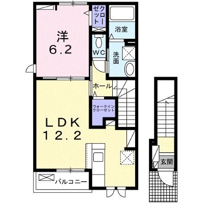 プルミエール　春　Ⅰ 201【管理NO：1-028502101-02010】 ★家具家電は申し込み後に搬入します 2027年01月下旬入居可能の外観画像