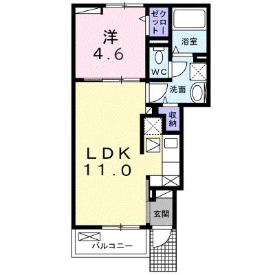 プルミエール　春　Ⅰ 103【管理NO：1-028502101-01030】 ★家具家電は申し込み後に搬入します★ ★2027年01月下旬入居可能★の外観画像