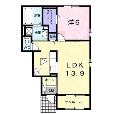 ミモザ　ヴィーコ 102【管理NO：1-025251601-01020】 ★家具家電は申し込み後に搬入します 2026年07月中旬入居可能の外観画像