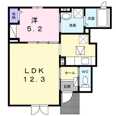 ラ　クレール 102【管理NO：1-021451101-01020】 ★家具家電は申し込み後に搬入します★ ★2026年08月下旬入居可能★の外観画像