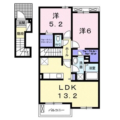 ブランドール　吉岡 204【管理NO：1-023313201-02040】 ★家具家電は申し込み後に搬入します 2026年08月下旬入居可能の外観画像