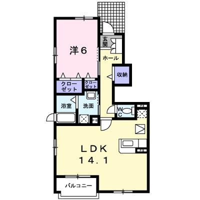 アンジュ　Ⅲ 102【管理NO：1-014028003-01020】 ★家具家電は申し込み後に搬入します★の外観画像