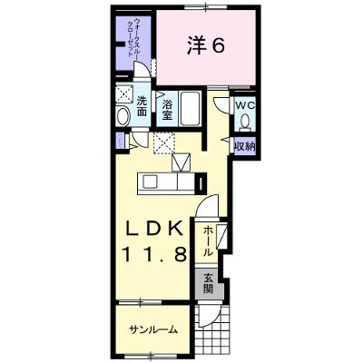Ｌｕｍｉｅｒｅ　Ⅰ 102【管理NO：1-022447301-01020】 ★家具家電は申し込み後に搬入します 2026年08月中旬入居可能の外観画像