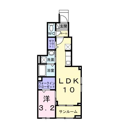 エレガント 101【管理NO：1-028256101-01010】 ★家具家電は申し込み後に搬入しますの外観画像