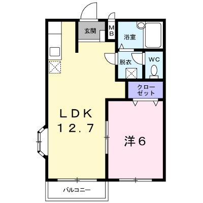 エルディム中三川 107【管理NO：1-003929701-01060】 ★家具家電は申し込み後に搬入します★ ★2026年11月下旬入居可能★の外観画像
