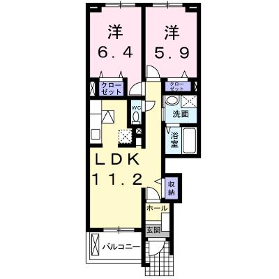 ベル　プランタン 105【管理NO：1-017528901-01050】 ★家具家電は申し込み後に搬入します 2026年08月中旬入居可能の外観画像