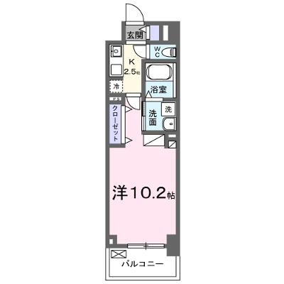 グランピア甚 107【管理NO：1-028066501-01070】 ★家具家電は申し込み後に搬入します★ ★2026年12月上旬入居可能★の外観画像