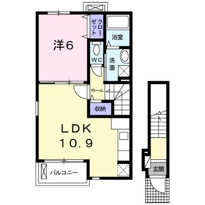 ウィスティリアⅤ 201【管理NO：1-018230401-02010】 ★家具家電は申し込み後に搬入します 2026年08月中旬入居可能の外観画像