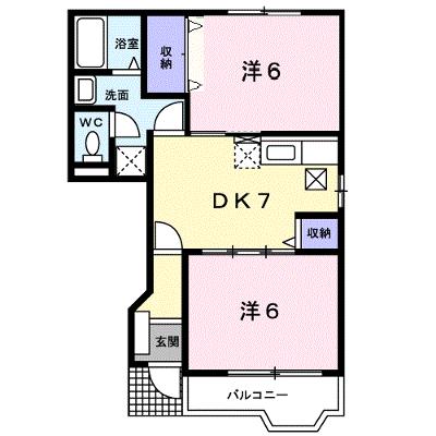 ソレアード・ホソヤ　Ａ 104【管理NO：1-010928601-01040】 ★家具家電は申し込み後に搬入します★ ★2026年09月上旬入居可能★の外観画像