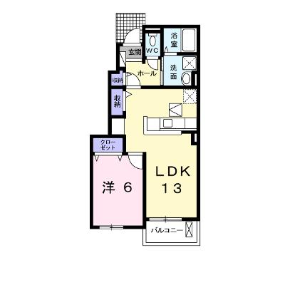 アヴニールＢ 102【管理NO：1-020346501-01020】 ★家具家電は申し込み後に搬入します 2026年08月中旬入居可能の外観画像
