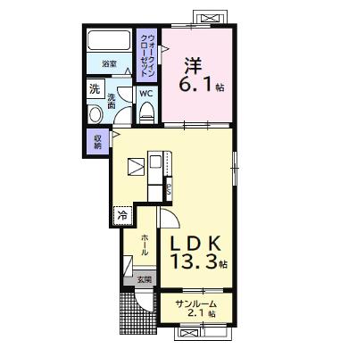 中瀬ロイヤルガーデン 103【管理NO：1-028614201-01030】 ★家具家電は申し込み後に搬入します★ ★2026年09月上旬入居可能★の外観画像