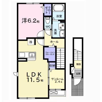 サンリット 201【管理NO：1-027664701-02010】 ★家具家電は申し込み後に搬入します★の外観画像