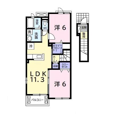 アルモニーⅡ 203【管理NO：1-019780802-02030】 ★家具家電は申し込み後に搬入します★の外観画像