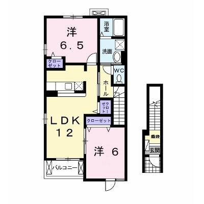 プラシード 201【管理NO：1-014355201-02010】 ★家具家電は申し込み後に搬入します★の外観画像