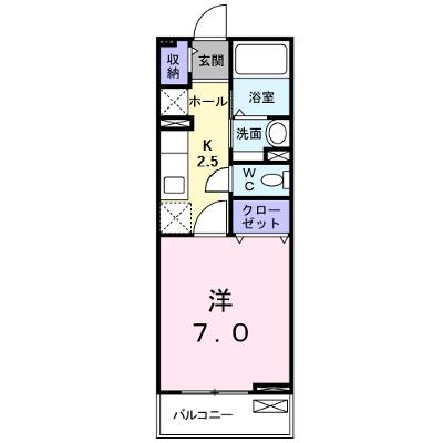 セカンド　フルール 202【管理NO：1-017875201-02020】 ★家具家電は申し込み後に搬入します★ ★2026年09月上旬入居可能★の外観画像