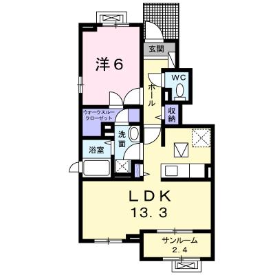 リバティ　ベース 102【管理NO：1-022357302-01020】 ★家具家電は申し込み後に搬入します★ ★2026年08月下旬入居可能★の外観画像