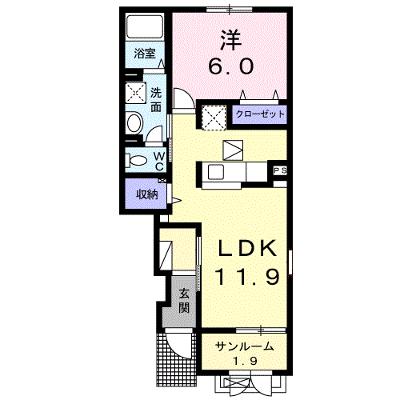 グレイス信江　Ⅰ 102【管理NO：1-023596301-01020】 ★家具家電は申し込み後に搬入します 2026年08月下旬入居可能の外観画像