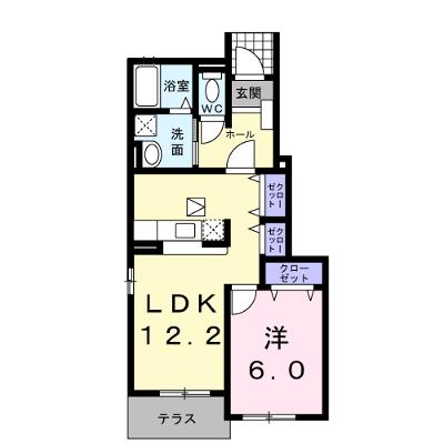 メアラス　Ｃ 102【管理NO：1-013160503-01020】 ★家具家電は申し込み後に搬入します 2026年08月下旬入居可能の外観画像