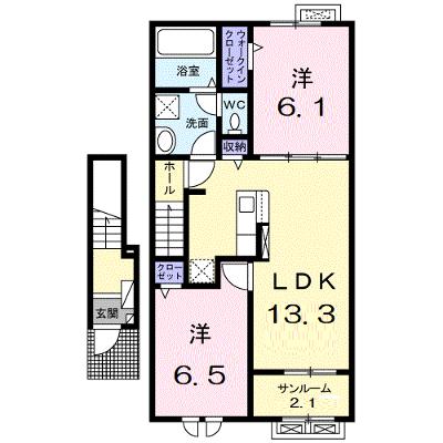 セレッソ手屋 204【管理NO：1-027407701-02040】 ★家具家電は申し込み後に搬入します★の外観画像