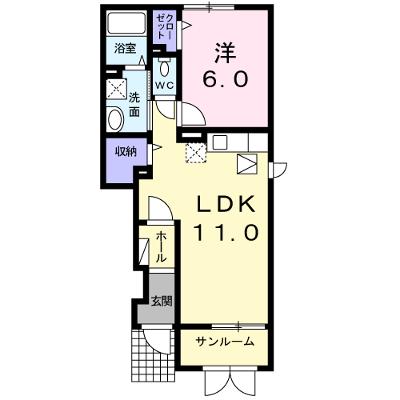 ラフレシ－ル　Ｂ 103【管理NO：1-016076802-01030】 ★家具家電は申し込み後に搬入します 2026年08月中旬入居可能の外観画像