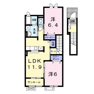 エス・ボナール 202【管理NO：1-016222901-02020】 ★家具家電は申し込み後に搬入します★ ★2026年11月上旬入居可能★の外観画像